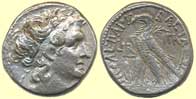 A year 12 tetradrachm, 12.8g, 24mm;  Svoronos 1826: Click to enlarge
