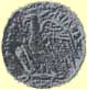 Countermark on a coin of Ptolemy VI who's reign began in 180 BC.
