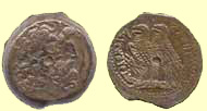 Ptolemy VI; Svoronos 1424, 30.0g, 31mm; Click to enlarge